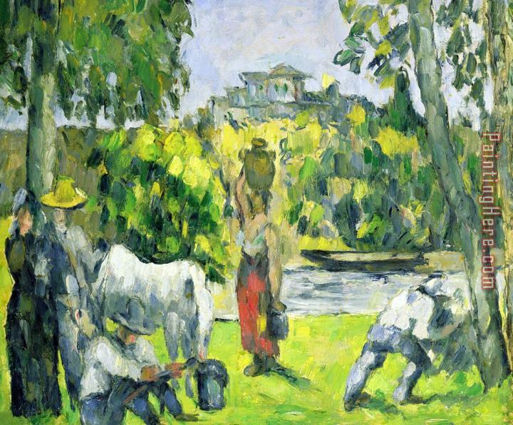 Paul Cezanne Life In The Fields